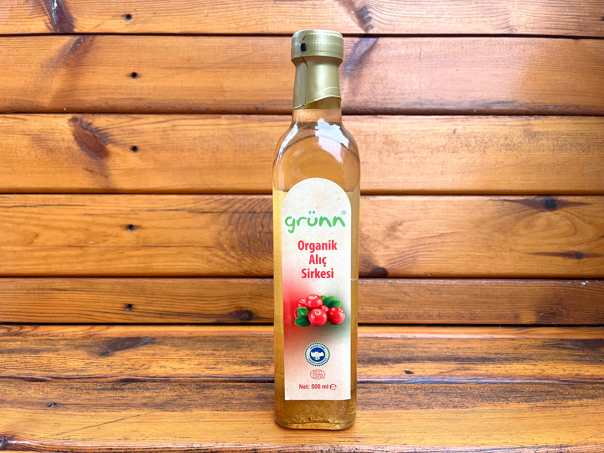 Organik Alıç Sirkesi 500 ml - Grünn