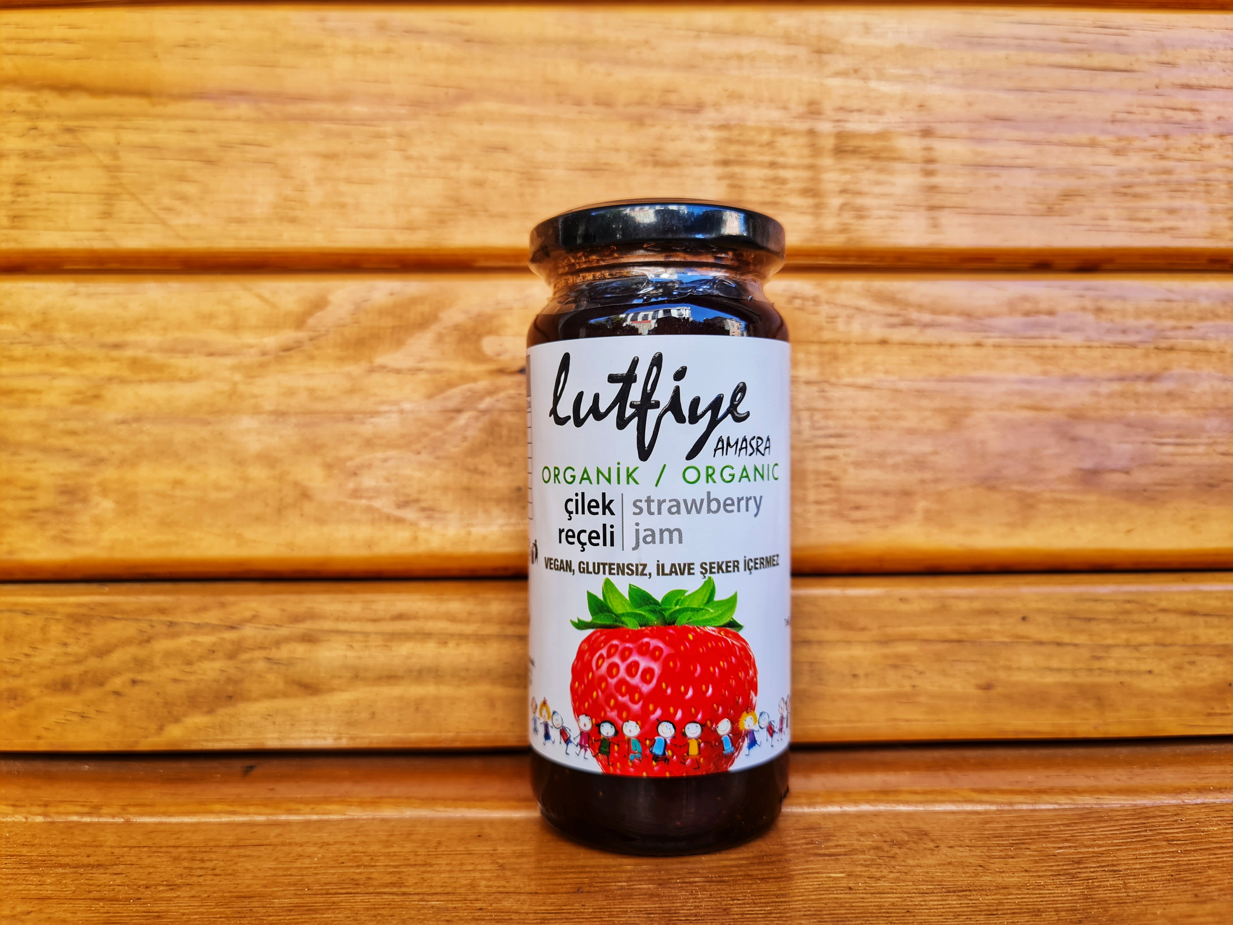 Organik Çilek Reçeli 280 g - Lutfiye