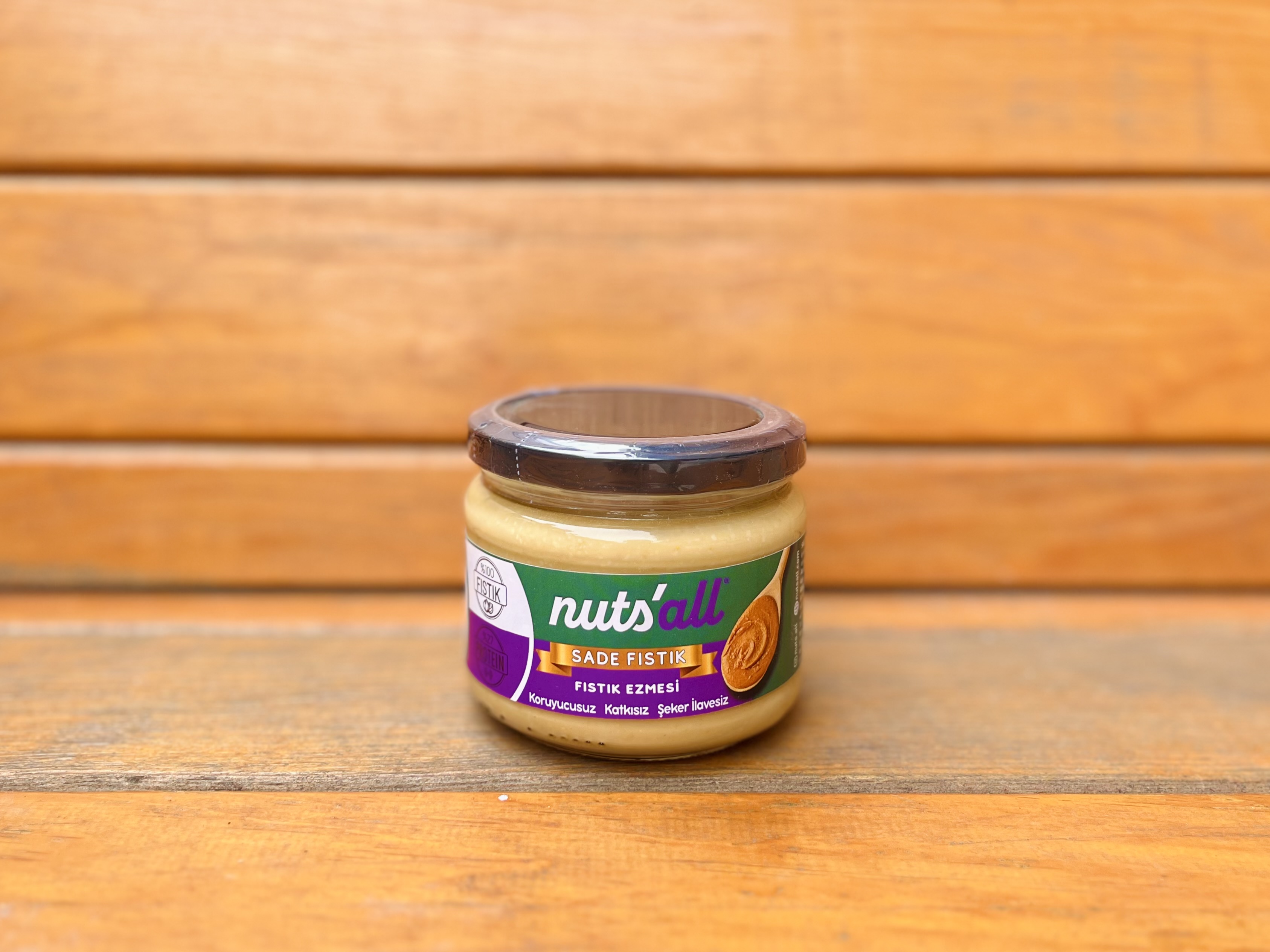 Şekersiz Fıstık Ezmesi 280 gr - Nuts'all