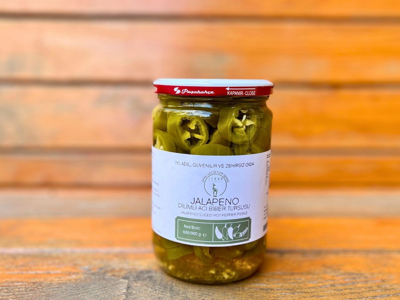 Jalapeno - Dilimli Acı Biber Turşusu 600 g - Zerun1650