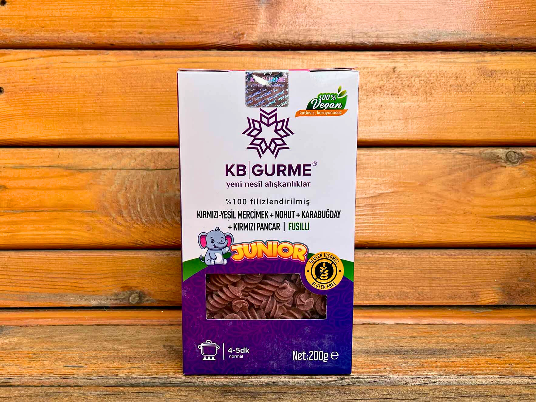 Kb Gurme Filizlendirilmiş Sebzeli Premium Junior (Fusilli) - 1