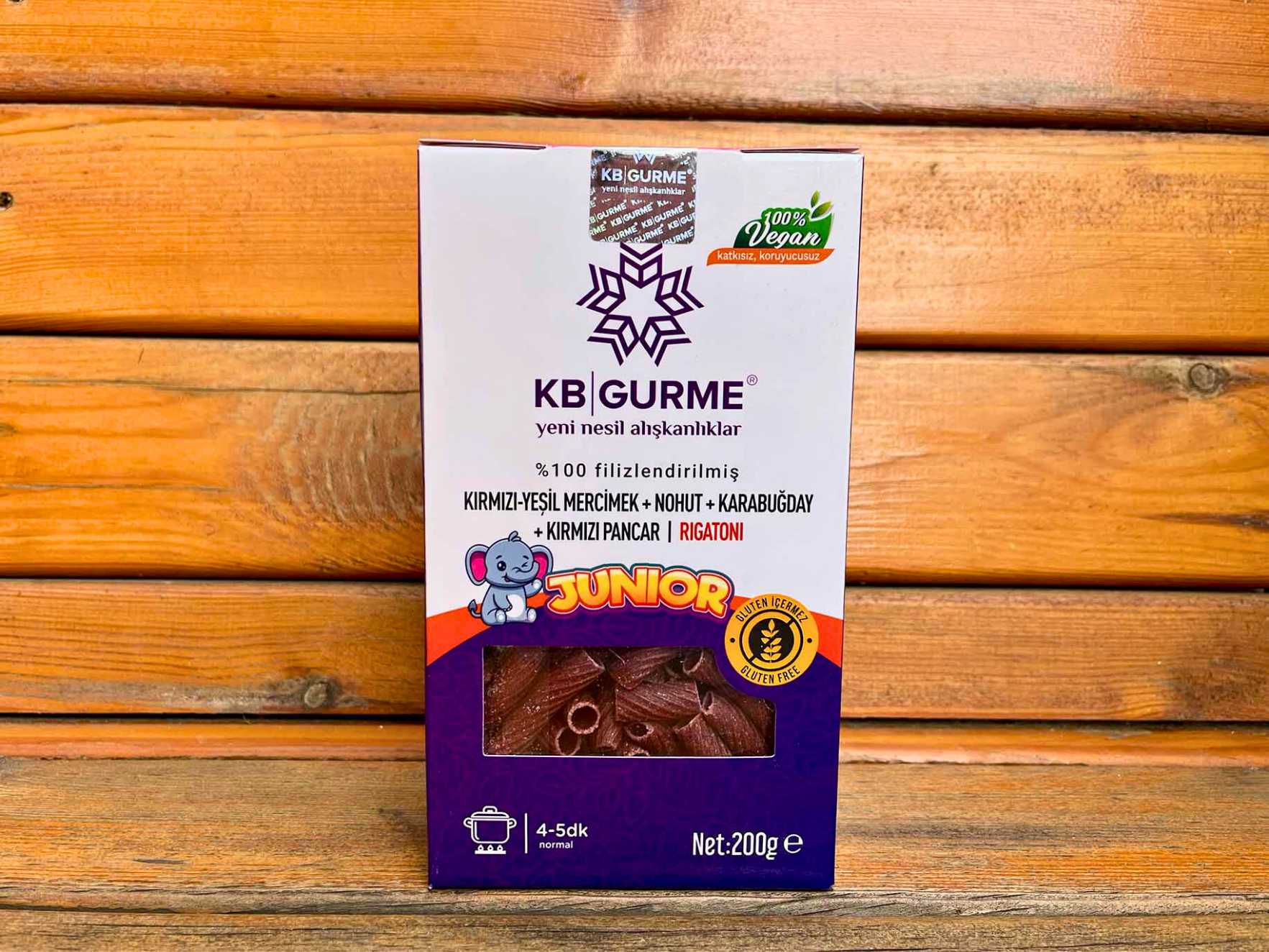 Kb Gurme Filizlendirilmiş Sebzeli Premium Junior (Rigatoni) 200 gr - 1