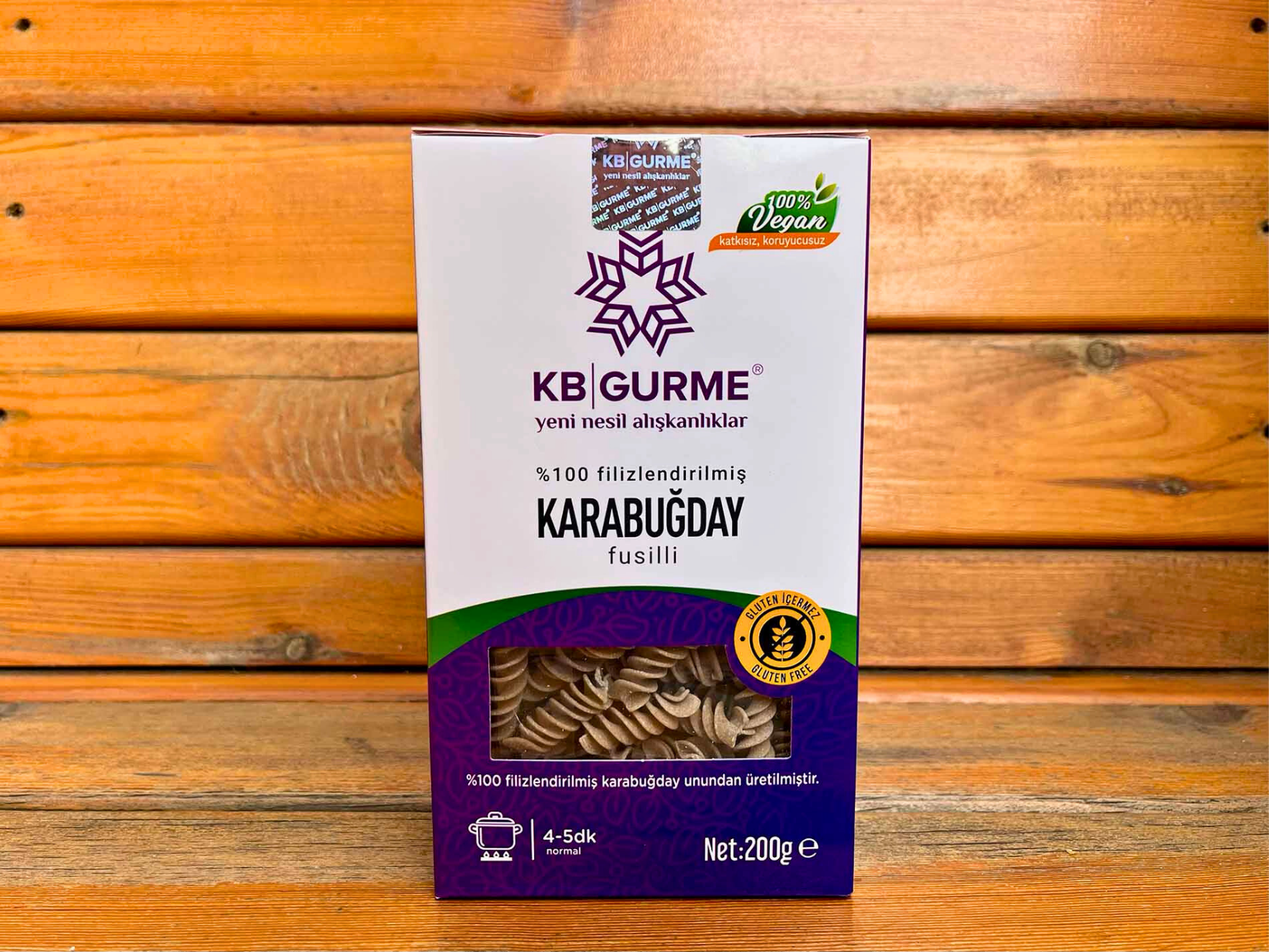 Kb Gurme Filizlendirilmiş Karabuğday Makarna (Fusilli) 200 gr - KB Gurme