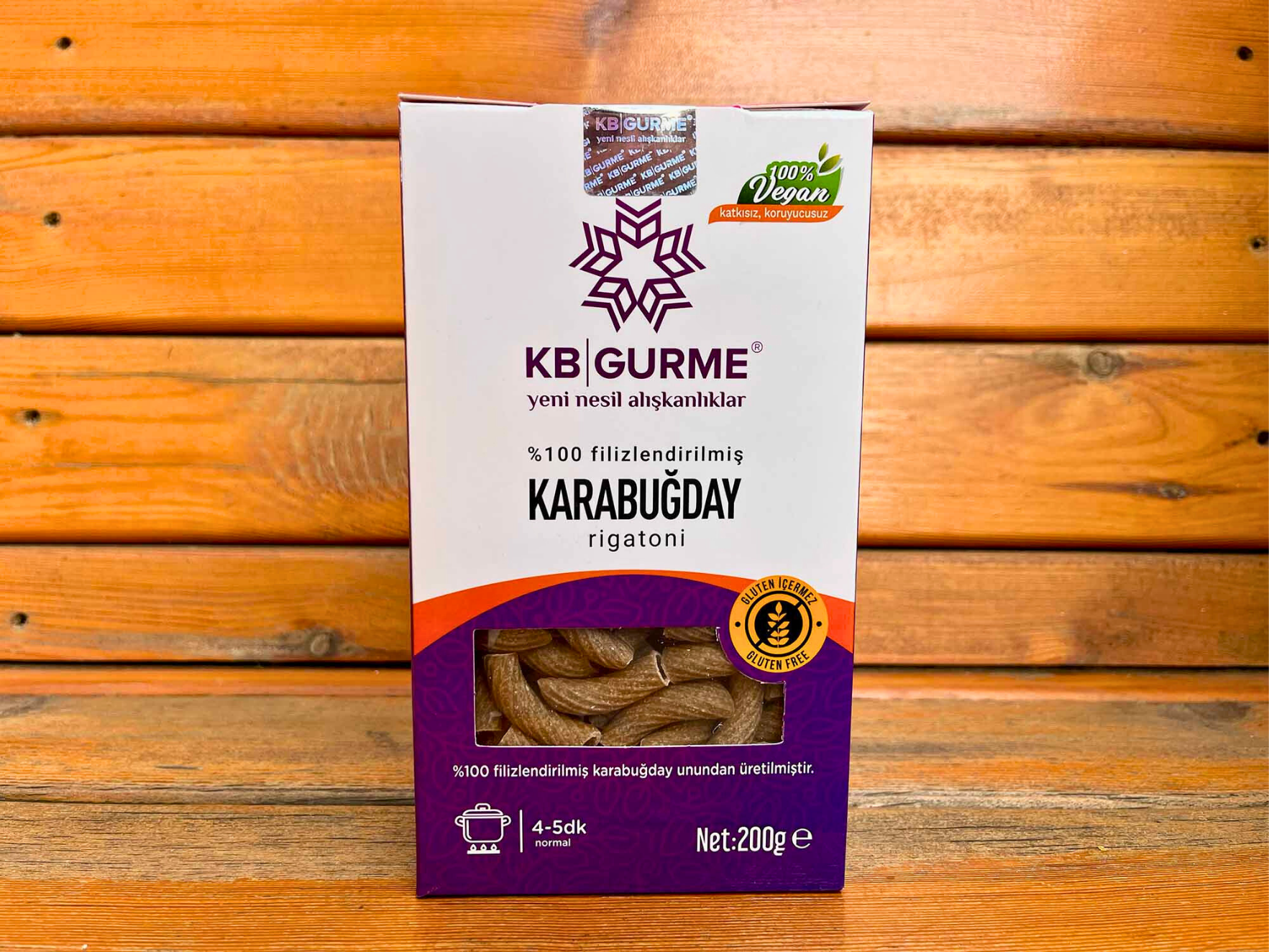 Kb Gurme Filizlendirilmiş Karabuğday Makarna (Rigatoni) 200 gr - KB Gurme