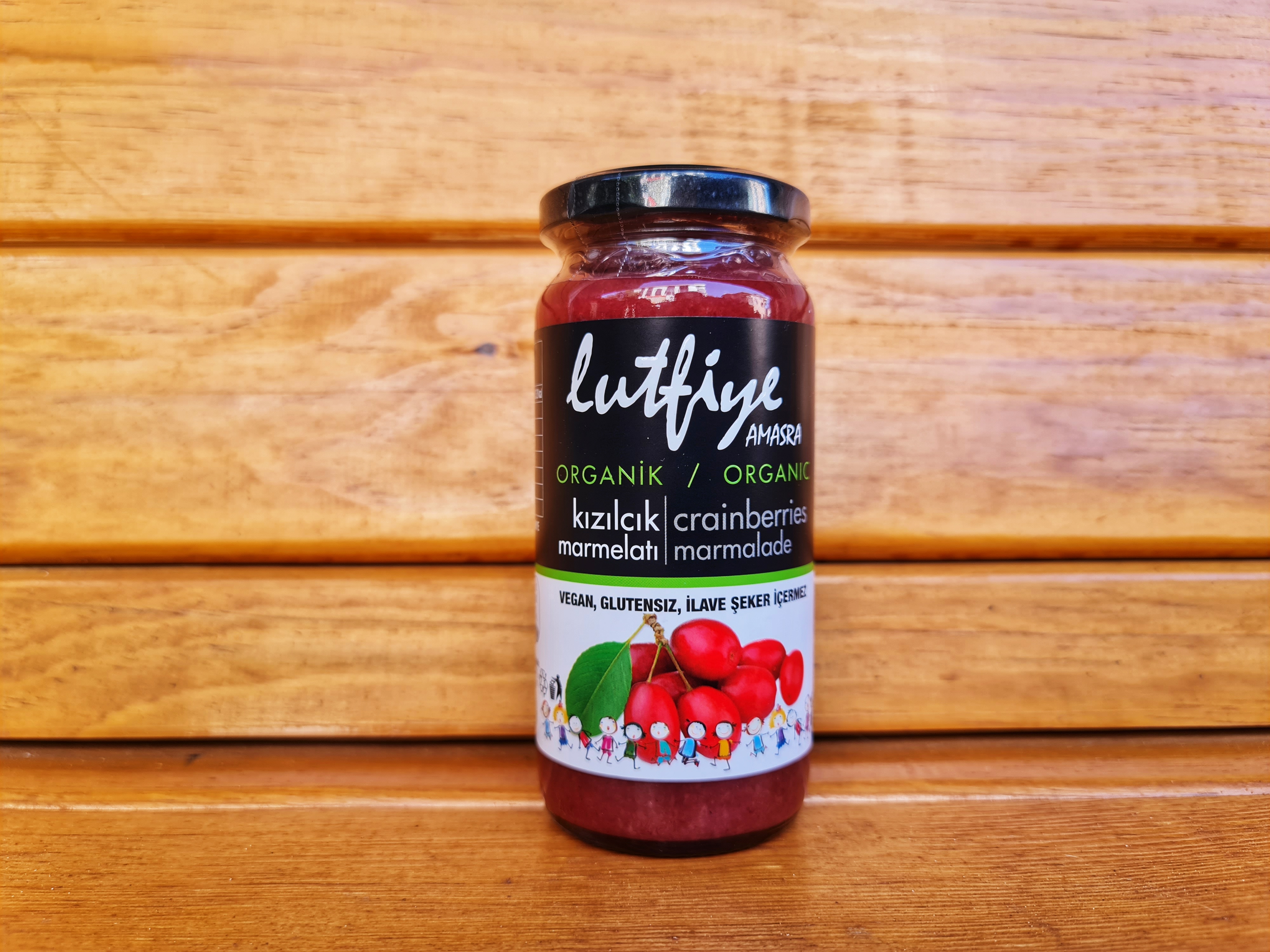 Organik Kızılcık Marmelatı 280 g - Lutfiye