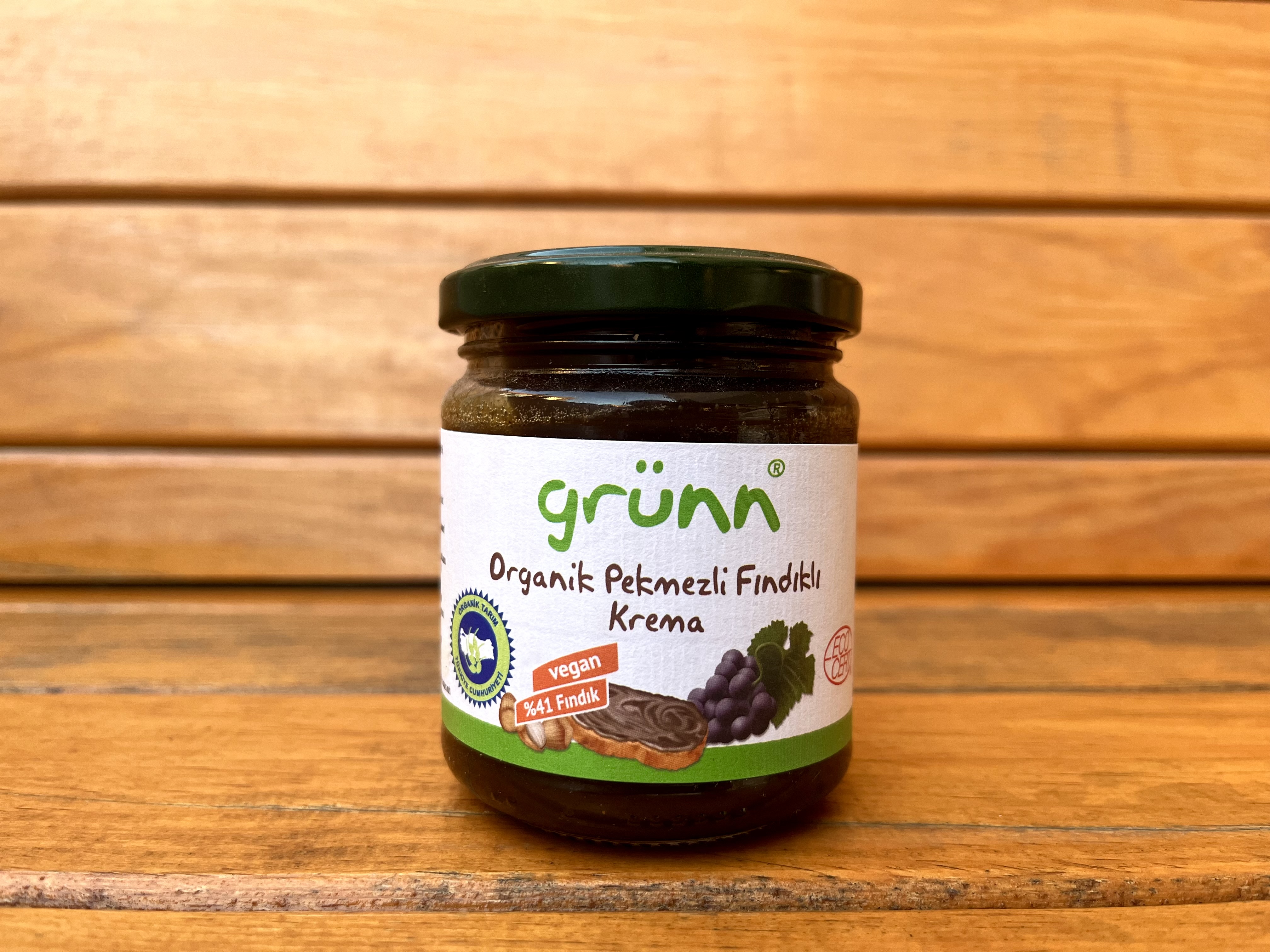 Organik Üzüm Pekmezli Fındıklı Krema - Grünn