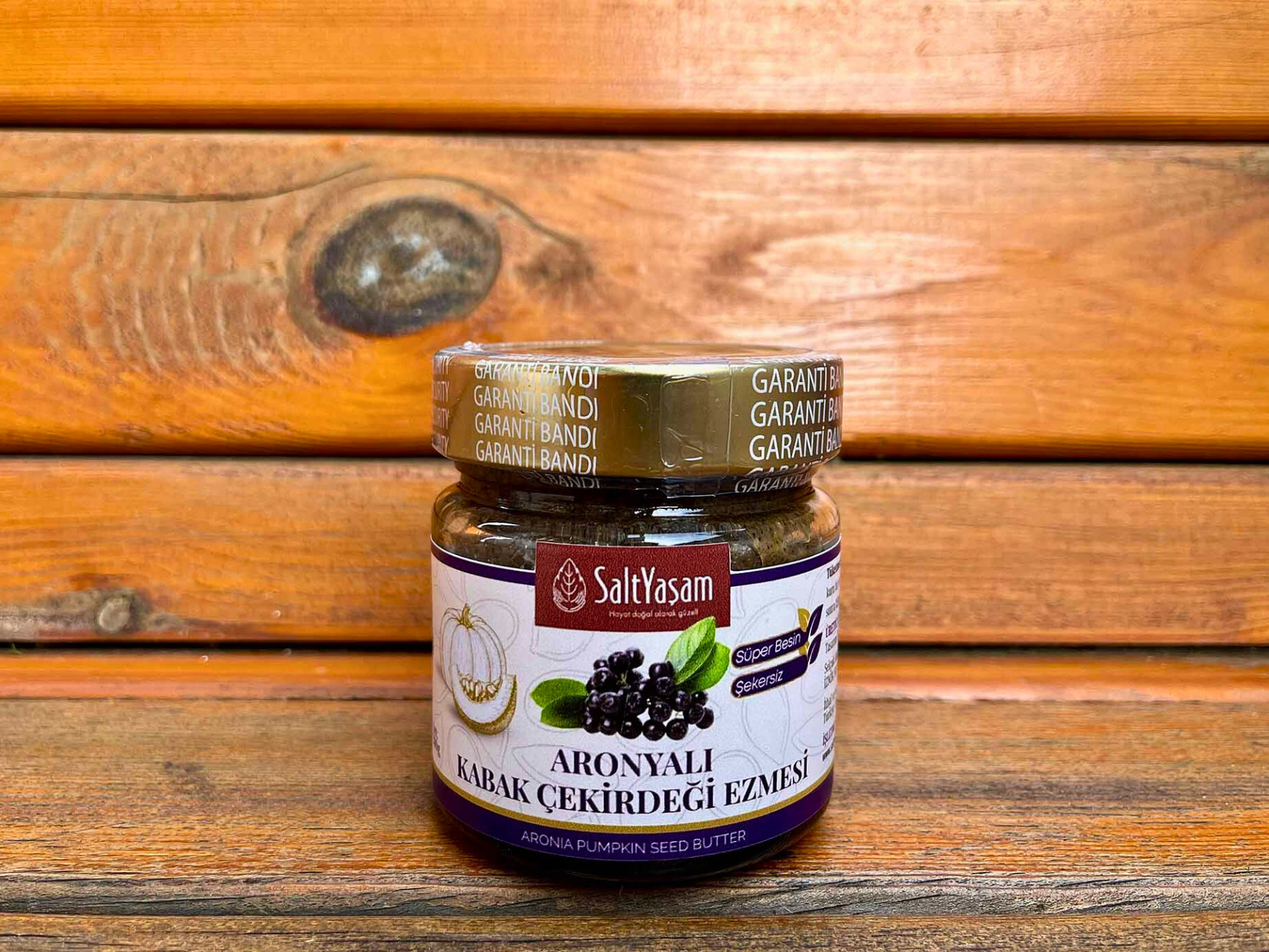 Salt Yaşam Aronyalı Kabak Çekirdeği Ezmesi 200 g - Salt Yaşam 