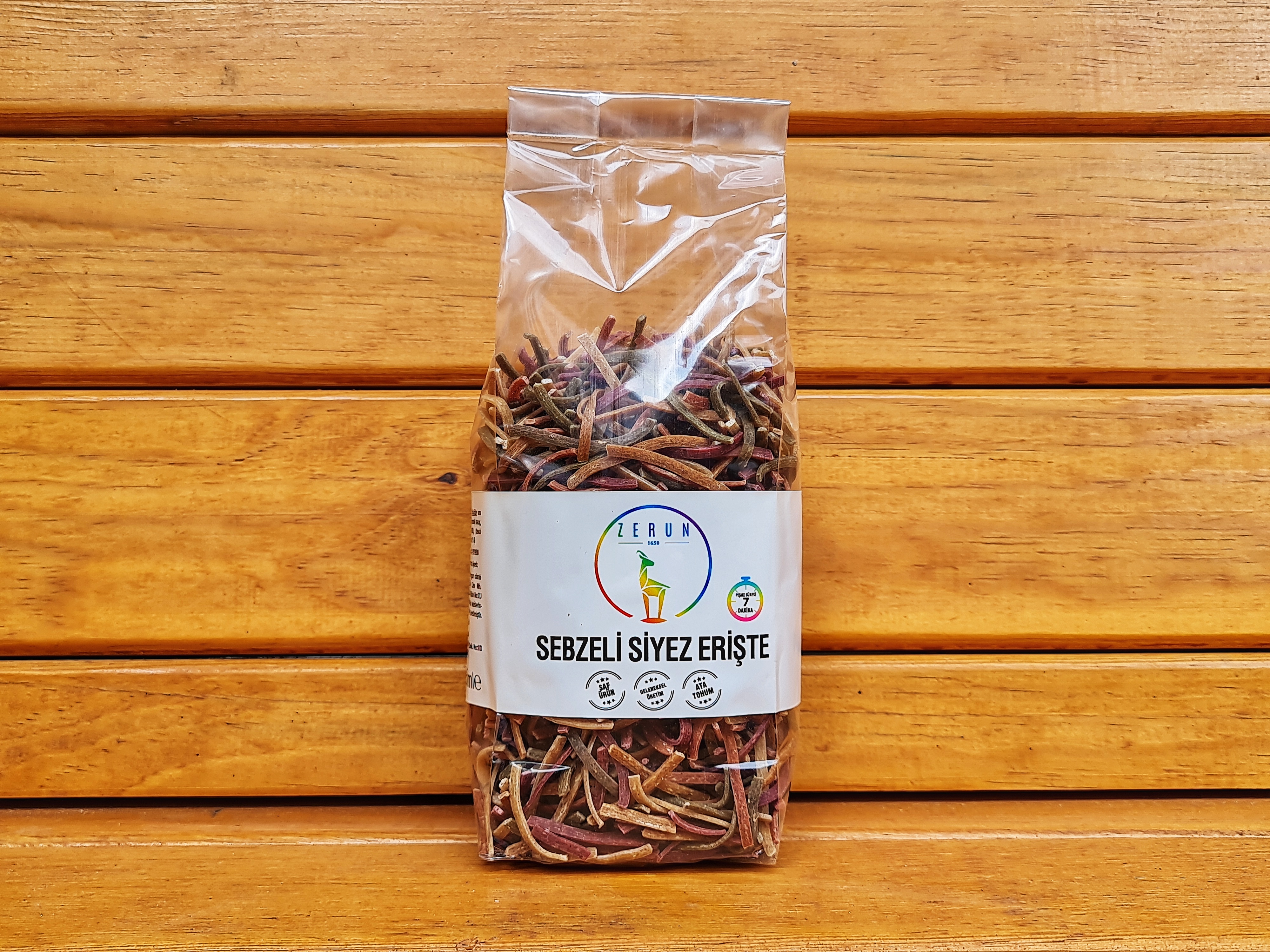 Sebzeli Siyez Unlu Erişte 250 g - Zerun1650