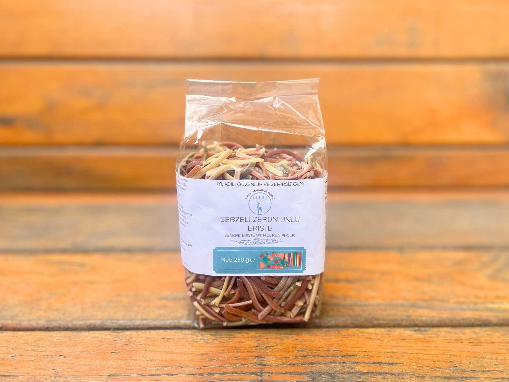 Sebzeli Zerun Unlu Erişte 250 g - Zerun1650