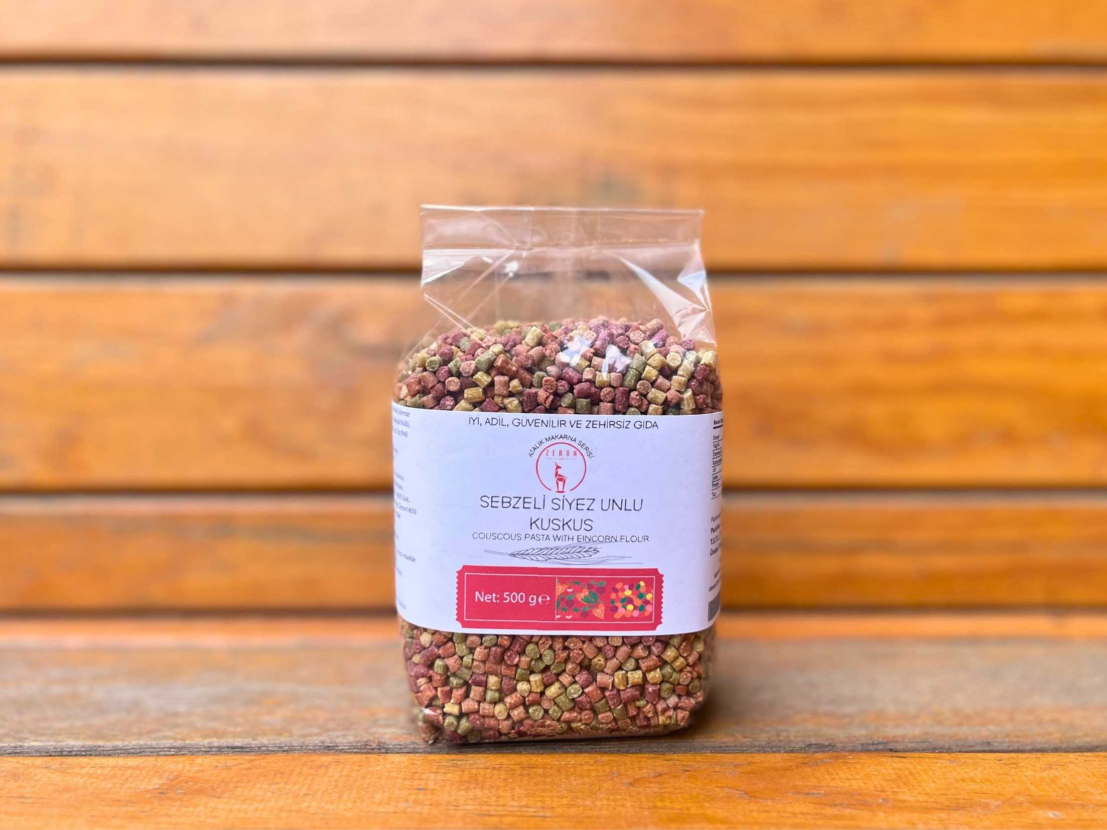 Sebzeli Siyez Unlu Kuskus 500 g - 1