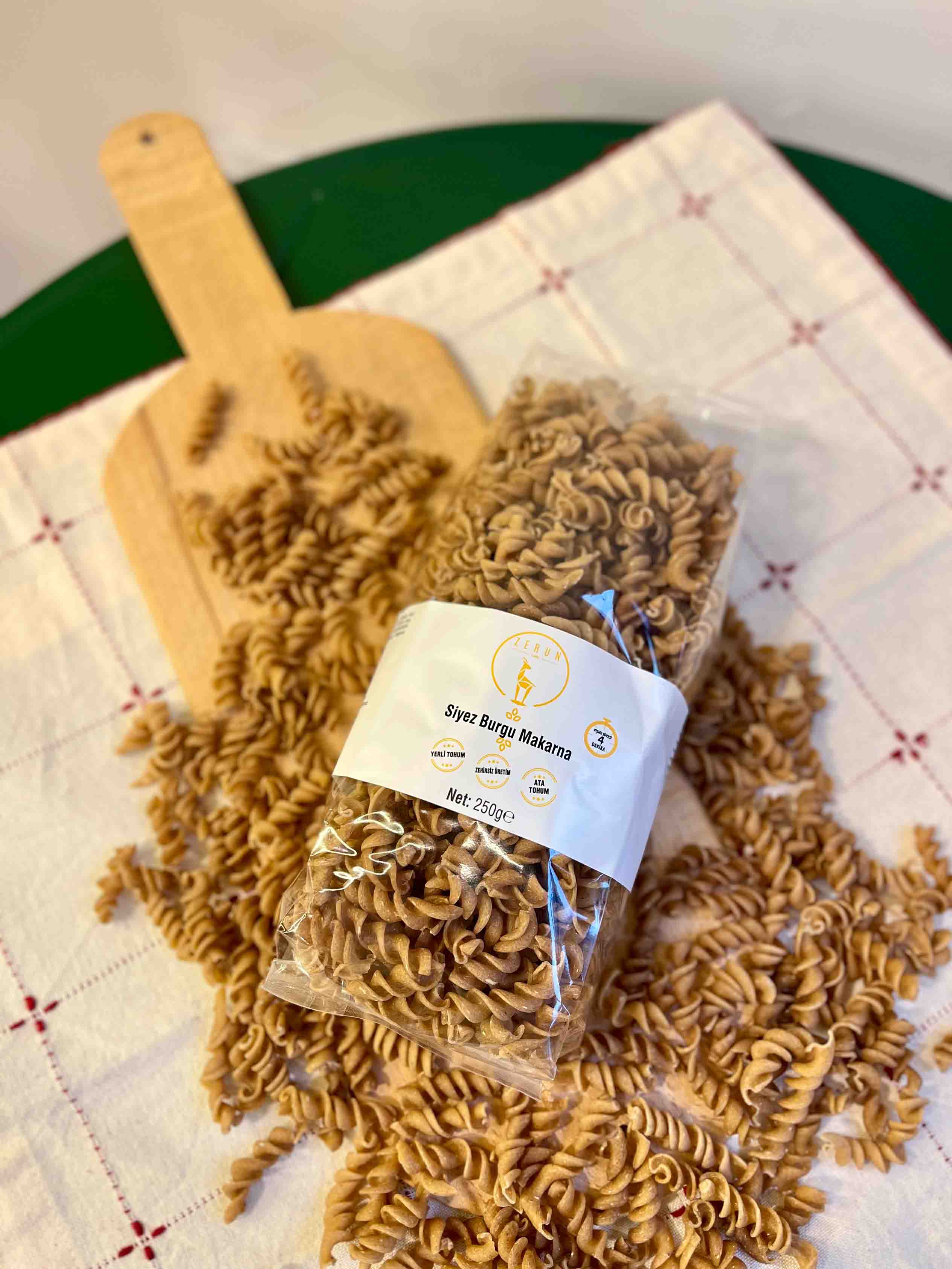 Siyez Unlu Burgu Makarna 250 g - Zerun1650