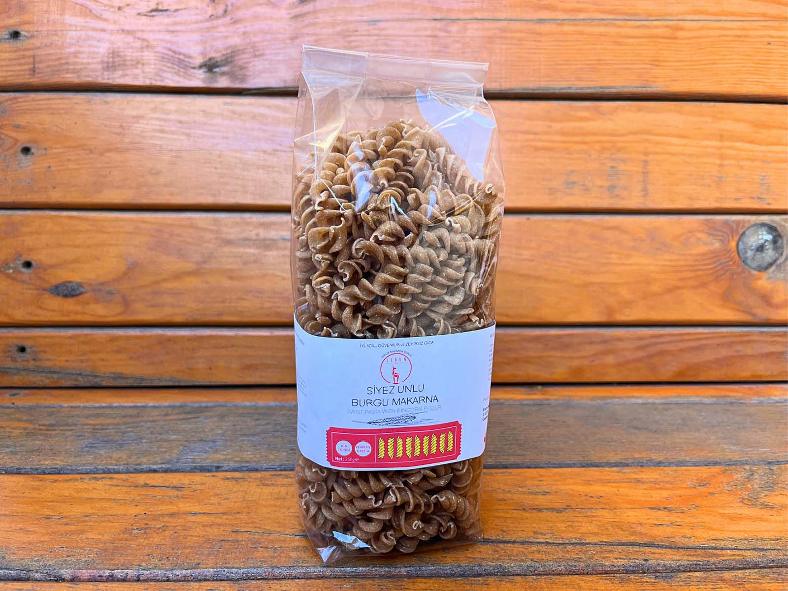 Siyez Unlu Burgu Makarna 250 g - 1