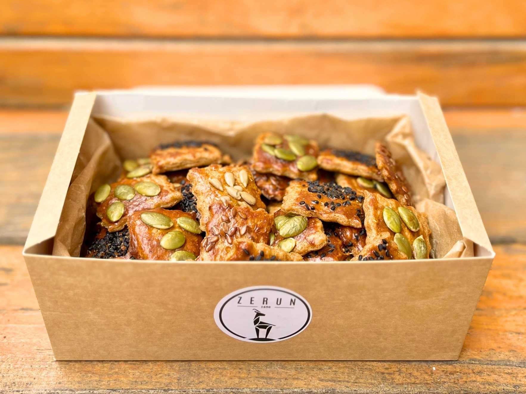 Zerun1650 Siyez Unlu Tuzlu Kurabiye 250 g - 1