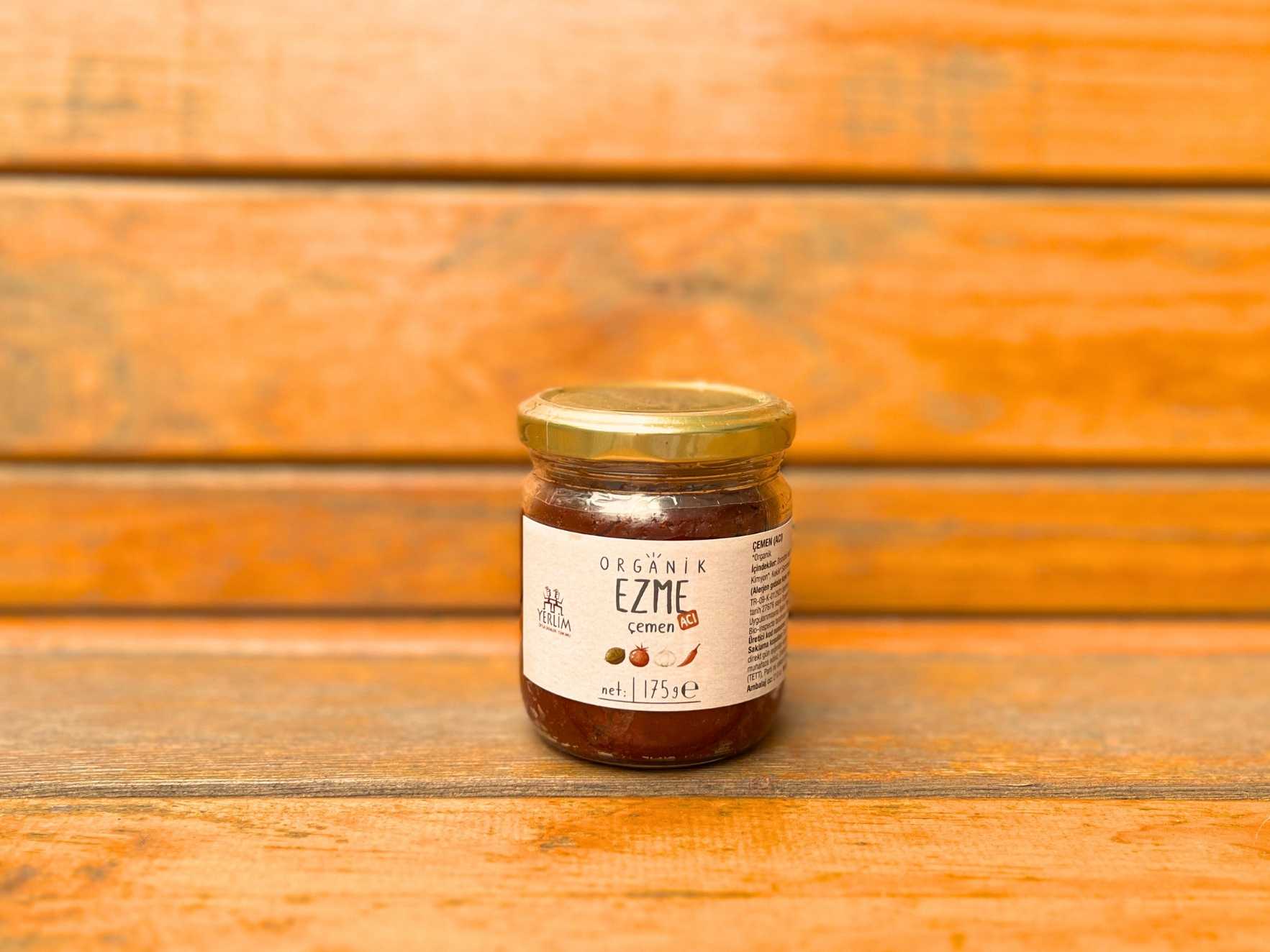 Yerlim Organik Ezme Çemen (Acı) 175 g - 1