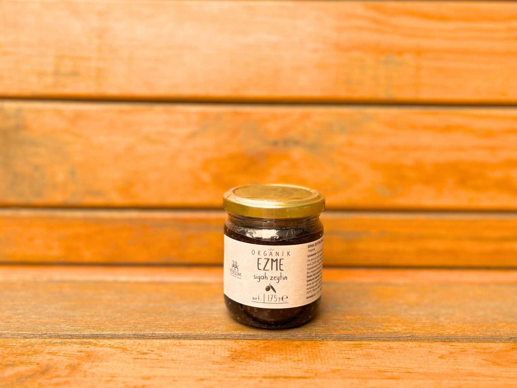 Yerlim Organik Ezme Siyah Zeytin 175 g - 1