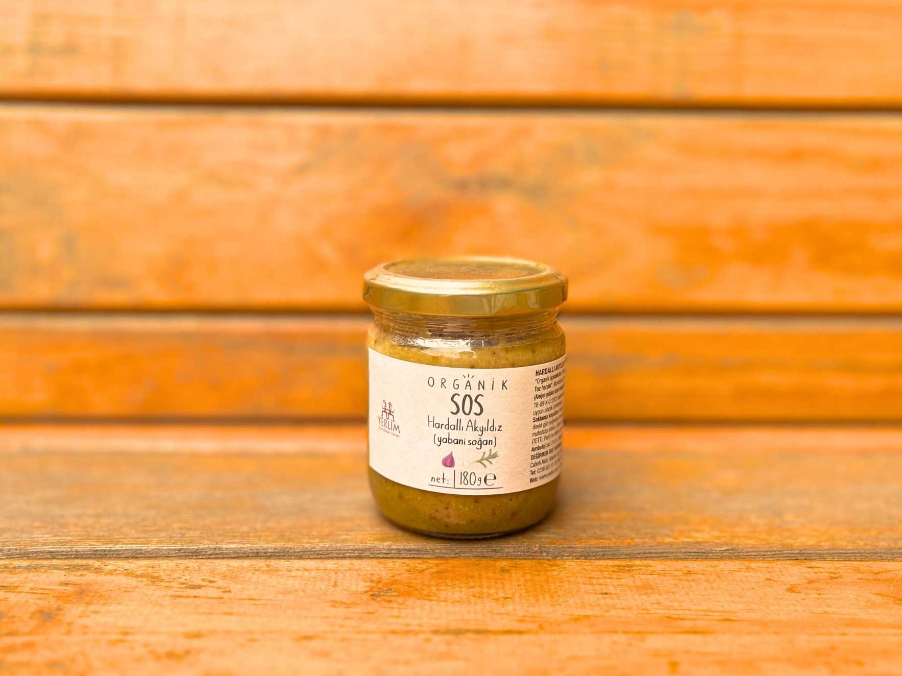 Yerlim Organik Hardallı Akyıldız (Yabani Soğan) 180 g - Yerlim Organik