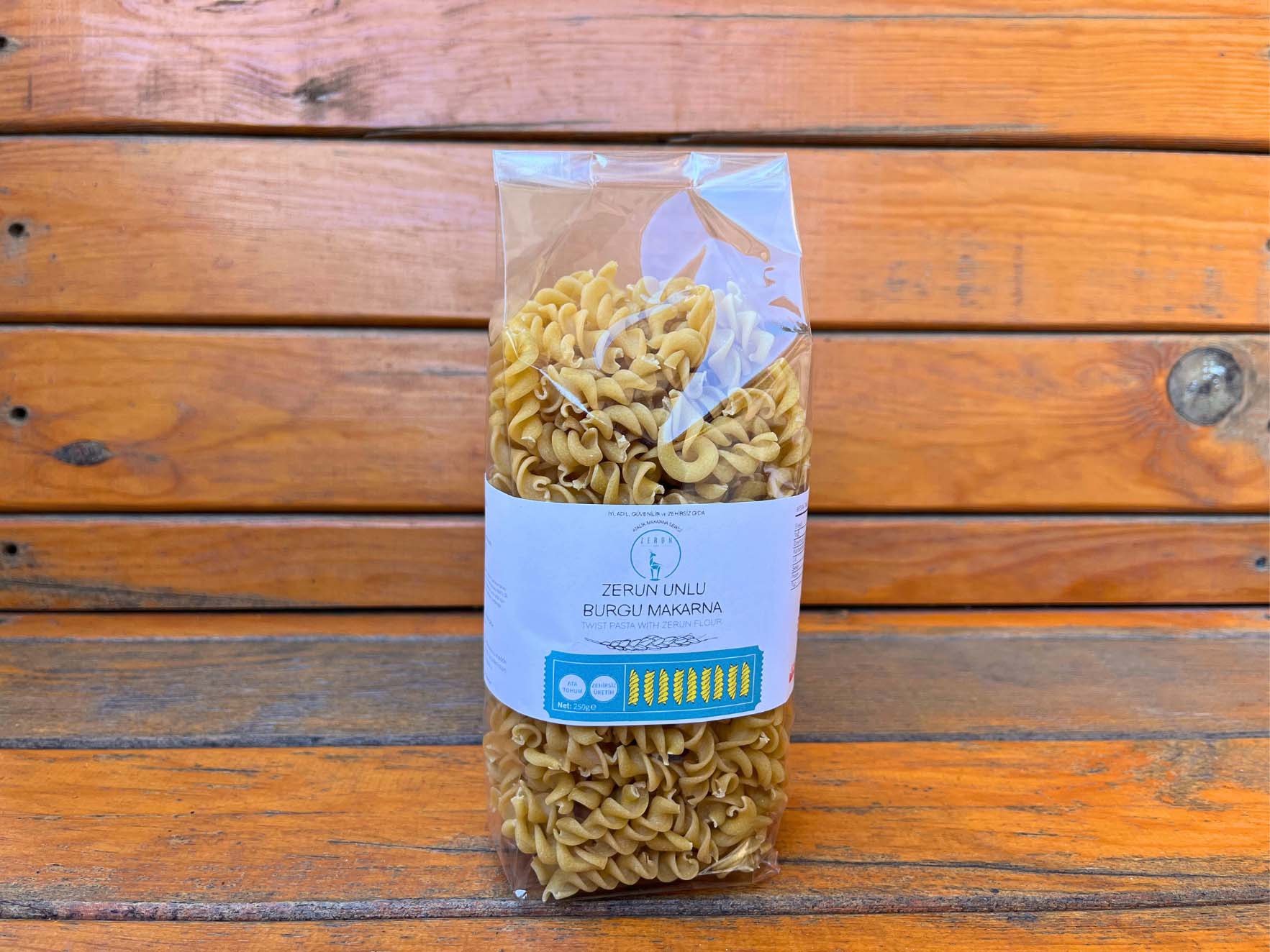 Zerun Unlu Burgu Makarna 250 g - 1