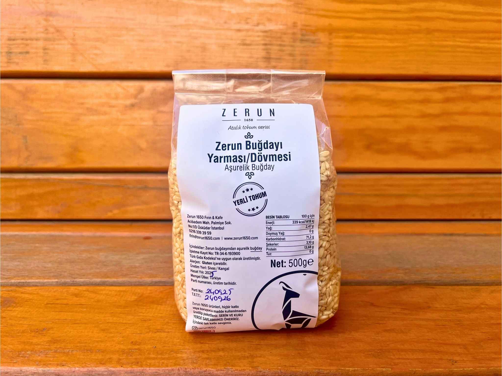 Zerun Buğdayı Yarması/Dövmesi (Aşurelik Buğday) - Zerun1650